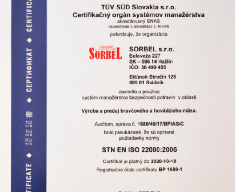 SORBEL 9 - Obrazok